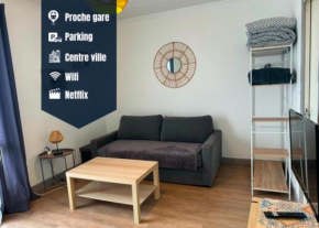 STUDIO meublé à proximité gare-Wifi